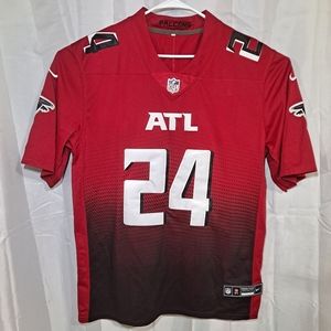 "Pre-owned" A.J. Terrell JR #24 Atl Falcons Pro Jersey Men's 2XL Red/Black Nike